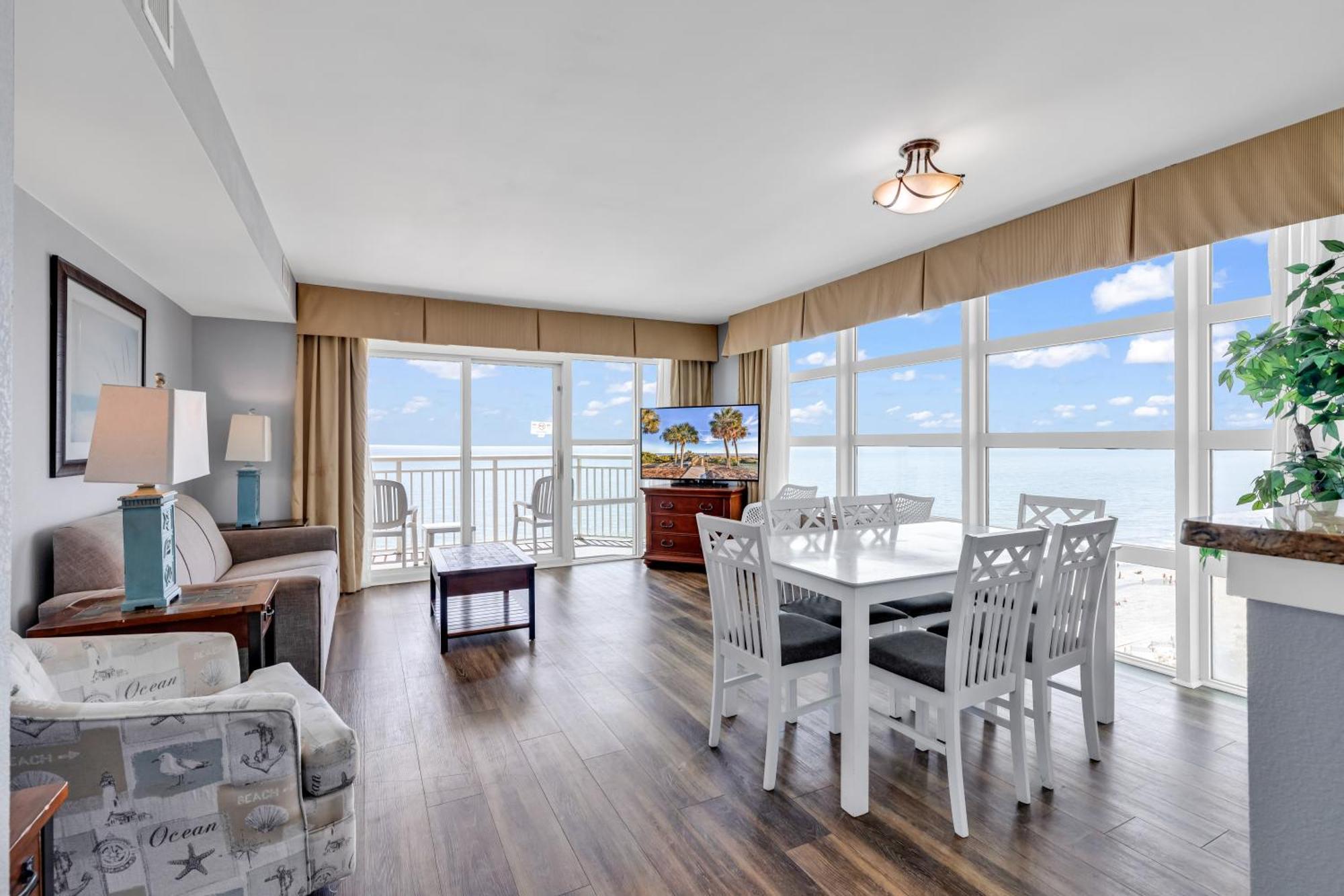 Stunning Condo With Wall-To-Wall Windows Overlooking Ocean Myrtle Beach Bagian luar foto